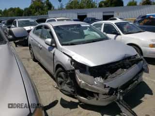 2017 Hyundai Ioniq SEL z VIN KMHC75LCXHU052232, wystawiony jako Copart lot #56150644 z przebiegiem 113 845 mil mil oraz Szkoda całkowita • Salvage title. Historia ofert i sprzedaży dostępna na DreamBid. Obrazek 4.