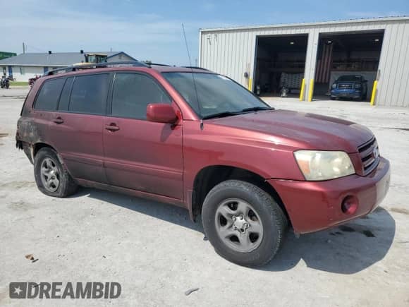 2004 Toyota Highlander с VIN JTEDD21A040083293, выставлен на аукционе Copart как лот 61767765 с пробегом Не указан миль и Списание • Salvage title. История ставок и продаж доступна на DreamBid. Изображение 4.