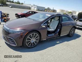 ✅ 2023 Mercedes-Benz EQS 580 • VIN: W1KCG4EB4PA041381 • Лот: 67976145. Опубликован ранее на Copart с пробегом 22 029 миль. Бесплатный доступ к архиву аукционных продаж из США и подробный отчёт об истории автомобиля на DreamBid. Изображение 1.