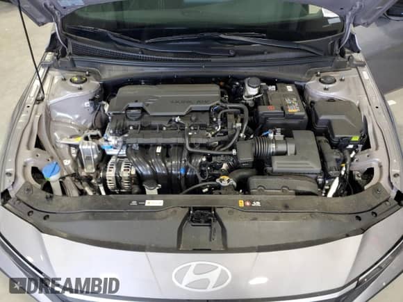 2025 Hyundai Elantra SEL Sport with VIN KMHLM4DG9SU907014, listed as a Copart auction lot 85256005 with 3,975 mi miles and Salvage title. Bid and sale history available at DreamBid. Image 11.