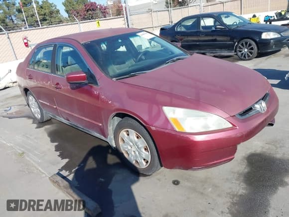 ✅ 2003 Honda Accord LX • VIN: 1HGCM66323A069293 • Lot: 43887603. Listed on IAAI with 241,965 mi. Free auction sales archive from the USA and detailed vehicle history report at DreamBid. Image 1.