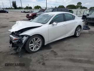 ✅ 2022 Lexus IS 300 • VIN: JTHAA1D22N5118644 • Lot: 91297665. Listed on Copart with 32,270 mi. Free auction sales archive from the USA and detailed vehicle history report at DreamBid. Image 1.