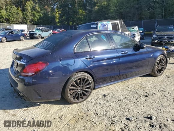 ✅ 2019 Mercedes-Benz C 43 AMG • VIN: 55SWF6EB1KU301031 • Lot: 85509015. Listed on Copart with 56,581 mi. Free auction sales archive from the USA and detailed vehicle history report at DreamBid. Image 3.