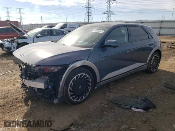 2022 Hyundai Ioniq 5 Limited z VIN KM8KRDAF8NU087747, wystawiony jako Copart lot #43249744 z przebiegiem 20 930 mil mil oraz Szkoda całkowita • Salvage title. Historia ofert i sprzedaży dostępna na DreamBid. Obrazek 1.