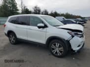 ✅ 2017 Honda Pilot EX-L • VIN: 5FNYF6H68HB075734 • Lot: 71950575. Listed on Copart with 80,157 mi. Free auction sales archive from the USA and detailed vehicle history report at DreamBid. Image 4.