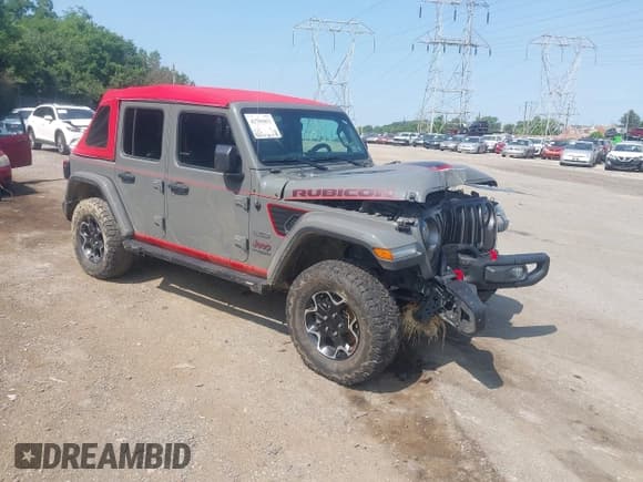 ✅ 2020 Jeep Wrangler Unlimited Rubicon • VIN: 1C4HJXFN4LW291924 • Lot: 42799851. Listed on IAAI with 39,248 mi. Free auction sales archive from the USA and detailed vehicle history report at DreamBid. Image 1.