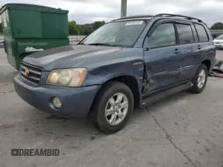 2003 Toyota Highlander Limited z VIN JTEGF21A830084729, wystawiony jako Copart lot #69736145 z przebiegiem 261 357 mil mil oraz Szkoda całkowita • Salvage title. Historia ofert i sprzedaży dostępna na DreamBid. Obrazek 1.