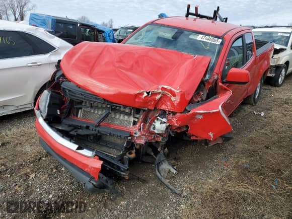 2019 Chevrolet Colorado 2WD Work Truck с VIN 1GCHSBEN0K1283476, выставлен на аукционе Copart как лот 47646095 с пробегом 144 608 миль миль и Чистый • Clean title. История ставок и продаж доступна на DreamBid. Изображение 1.