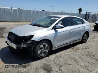 2017 Hyundai Ioniq SEL z VIN KMHC75LC3HU052718, wystawiony jako Copart lot #59156814 z przebiegiem 32 760 mil mil oraz Szkoda całkowita • Salvage title. Historia ofert i sprzedaży dostępna na DreamBid. Obrazek 1.