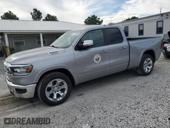 2020 Ram 1500 Laramie with VIN 1C6RREDT2LN270862, listed as a Copart auction lot 61177895 with 58,238 mi miles and Salvage title. Bid and sale history available at DreamBid. Image 1.