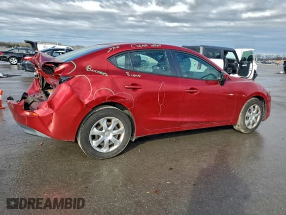 ✅ 2017 Mazda 3 Sport • VIN: 3MZBN1U74HM111227 • Лот: 94316725. Опубликован ранее на Copart с пробегом 170 894 миль. Бесплатный доступ к архиву аукционных продаж из США и подробный отчёт об истории автомобиля на DreamBid. Изображение 3.