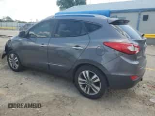 2014 Hyundai Tucson Limited with VIN KM8JU3AG2EU920066, listed as a Copart auction lot 67629865 with 110,228 mi miles and Salvage title. Bid and sale history available at DreamBid. Image 2.