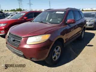 2008 Hyundai Santa Fe GLS with VIN 5NMSG73D78H136150, listed as a Copart auction lot 70145754 with Not provided miles and Salvage title. Bid and sale history available at DreamBid. Image 1.