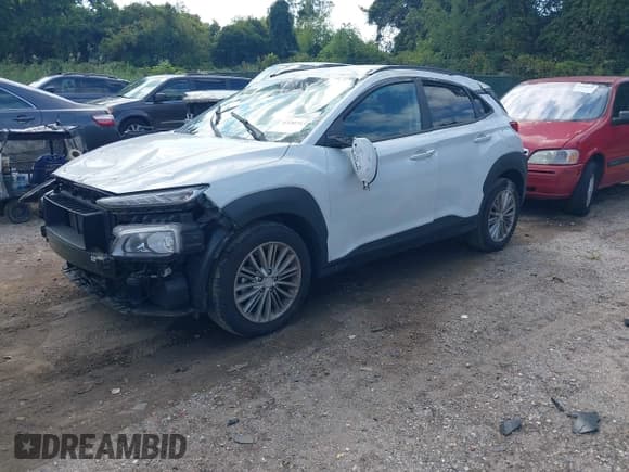 ✅ 2020 Hyundai Kona SEL • VIN: KM8K22AA0LU399099 • Lot: 43207138. Listed on IAAI with 50,434 mi. Free auction sales archive from the USA and detailed vehicle history report at DreamBid. Image 2.