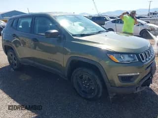 ✅ 2019 Jeep Compass Sport • VIN: 3C4NJDAB1KT599782 • Lot: 42686372. Wystawiony na IAAI z przebiegiem 36 221 mil. Bezpłatny archiwum sprzedaży aukcyjnych z USA i szczegółowy raport historii pojazdu na DreamBid. Zdjęcie 1.