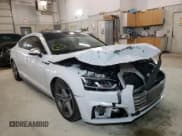 ✅ 2018 Audi S5 Sportback Prestige • VIN: WAUC4CF55JA120830 • Lot: 67305112. Listed on Copart with 26,163 mi. Free auction sales archive from the USA and detailed vehicle history report at DreamBid. Image 1.