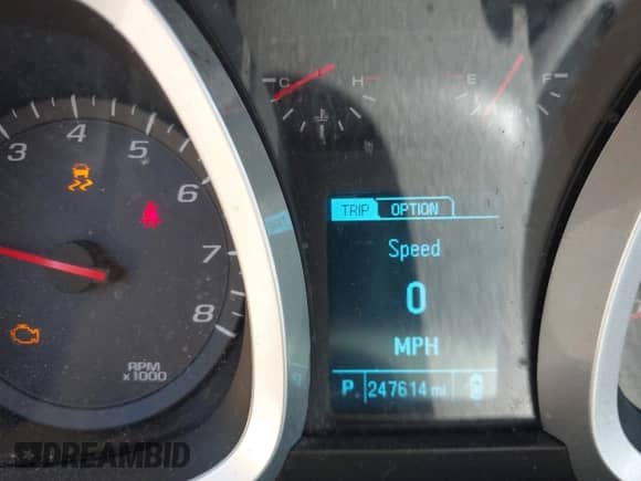 2013 Chevrolet Equinox LT z VIN 1GNALDEK7DZ122523, wystawiony jako IAAI lot #43319434 z przebiegiem 247 614 mil mil oraz . Historia ofert i sprzedaży dostępna na DreamBid. Obrazek 7.