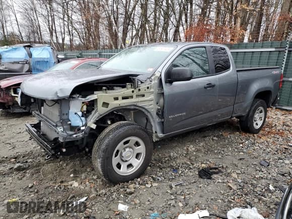 ✅ 2021 Chevrolet Colorado 4WD Work Truck • VIN: 1GCHTBEA6M1289702 • Lot: 81827424. Listed on Copart with 17,941 mi. Free auction sales archive from the USA and detailed vehicle history report at DreamBid. Image 1.