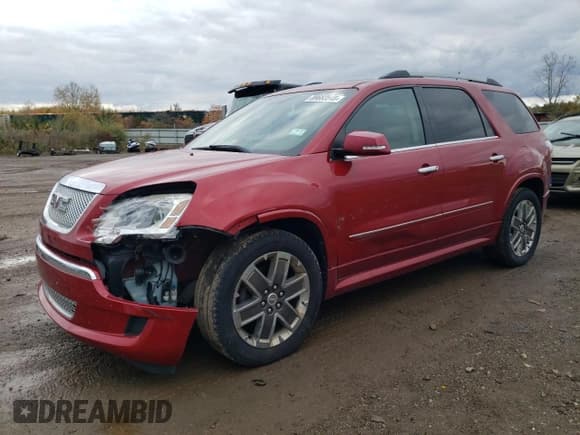 ✅ 2012 GMC Acadia Denali • VIN: 1GKKVTED5CJ133993 • Лот: 89683545. Опубликован ранее на Copart с пробегом 119 986 миль. Бесплатный доступ к архиву аукционных продаж из США и подробный отчёт об истории автомобиля на DreamBid. Изображение 1.