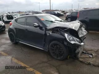 ✅ 2015 Hyundai Veloster Turbo • VIN: KMHTC6AE8FU235471 • Lot: 78895834. Wystawiony na Copart z przebiegiem 76 432 mil. Bezpłatny archiwum sprzedaży aukcyjnych z USA i szczegółowy raport historii pojazdu na DreamBid. Zdjęcie 4.