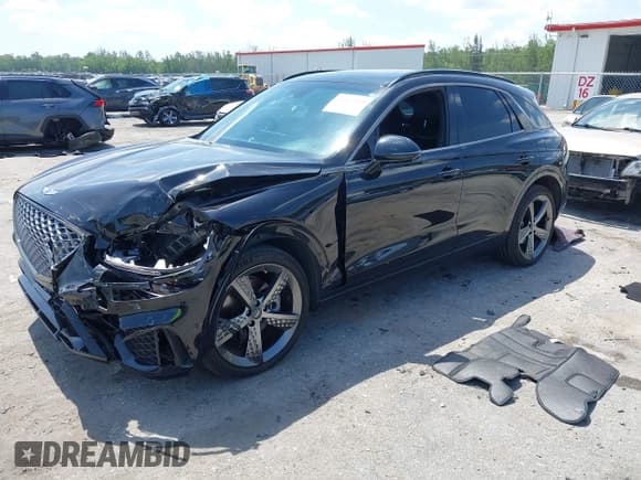 ✅ 2022 Genesis GV70 2.5T • VIN: KMUMADTB8NU050001 • Lot: 42687263. Listed on IAAI with 43,516 mi. Free auction sales archive from the USA and detailed vehicle history report at DreamBid. Image 2.