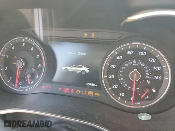 ✅ 2019 Genesis G70 Advanced • VIN: KMTG64LA7KU019392 • Лот: 73637084. Опубликован ранее на Copart с пробегом 85 750 миль. Бесплатный доступ к архиву аукционных продаж из США и подробный отчёт об истории автомобиля на DreamBid. Изображение 9.