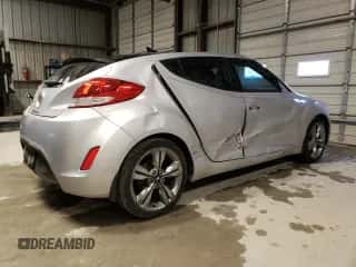 2017 Hyundai Veloster z VIN KMHTC6AD5HU314896, wystawiony jako Copart lot #42389264 z przebiegiem 78 538 mil mil oraz Szkoda całkowita • Salvage title. Historia ofert i sprzedaży dostępna na DreamBid. Obrazek 3.