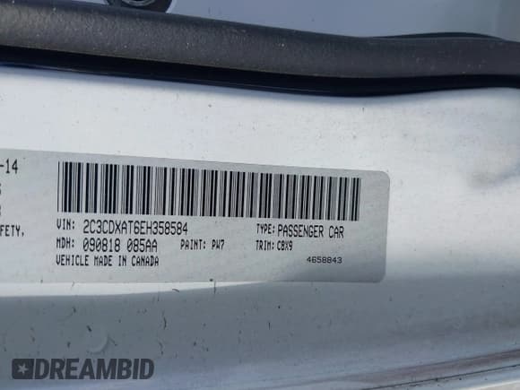 ✅ 2014 Dodge Charger Police • VIN: 2C3CDXAT6EH358584 • Lot: 43573584. Wystawiony na IAAI z przebiegiem 257 005 mil. Bezpłatny archiwum sprzedaży aukcyjnych z USA i szczegółowy raport historii pojazdu na DreamBid. Zdjęcie 9.