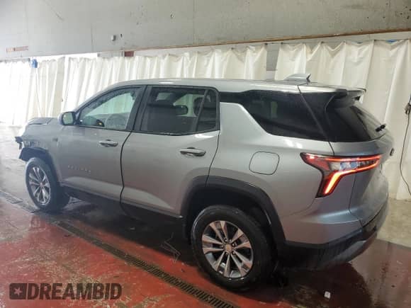 2025 Chevrolet Equinox FWD LT с VIN 3GNAXHEG2SL227000, выставлен на аукционе Copart как лот 61076925 с пробегом 5 300 миль миль и Чистый • Clean title. История ставок и продаж доступна на DreamBid. Изображение 2.