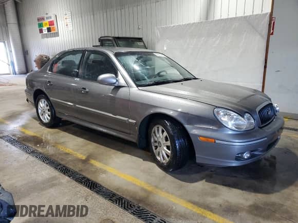 2003 Hyundai Sonata GLS with VIN KMHWF35H43A833402, listed as a Copart auction lot 89315415 with 117,629 mi miles and Salvage title. Bid and sale history available at DreamBid. Image 4.