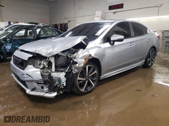 ✅ 2020 Subaru Impreza Special Sports • VIN: 4S3GKAM60L3609489 • Lot: 46622445. Listed on Copart with 37,497 mi. Free auction sales archive from the USA and detailed vehicle history report at DreamBid. Image 1.