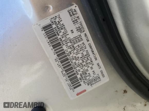 ✅ 2001 Lexus RX 300 • VIN: JTJGF10U410087468 • Lot: 91320405. Wystawiony na Copart z przebiegiem 145 893 mil. Bezpłatny archiwum sprzedaży aukcyjnych z USA i szczegółowy raport historii pojazdu na DreamBid. Zdjęcie 13.