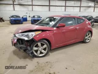 ✅ 2014 Hyundai Veloster • VIN: KMHTC6AD4EU190387 • Lot: 46918985. Wystawiony na Copart z przebiegiem 96 350 mil. Bezpłatny archiwum sprzedaży aukcyjnych z USA i szczegółowy raport historii pojazdu na DreamBid. Zdjęcie 1.
