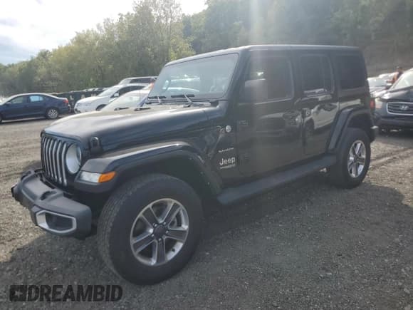 ✅ 2022 Jeep Wrangler Unlimited Sahara Altitude • VIN: 1C4HJXEG3NW120684 • Lot: 80359425. Wystawiony na Copart z przebiegiem 50 464 mil. Bezpłatny archiwum sprzedaży aukcyjnych z USA i szczegółowy raport historii pojazdu na DreamBid. Zdjęcie 1.
