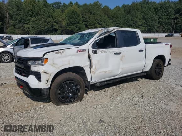 ✅ 2024 Chevrolet Silverado 1500 LT Trail Boss • VIN: 3GCUDFED7RG138647 • Lot: 80663705. Listed on Copart with 29,342 mi. Free auction sales archive from the USA and detailed vehicle history report at DreamBid. Image 1.