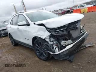 2024 Chevrolet Equinox RS with VIN 3GNAXMEG4RS104243, listed as a IAAI auction lot 41832969 with 30,906 mi miles and . Bid and sale history available at DreamBid. Image 1.