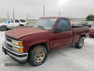 1998 Chevrolet Silverado 1500 z VIN 1GCEC14W5WZ235399, wystawiony jako Copart lot #58869615 z przebiegiem 294 867 mil mil oraz Czysty tytuł • Clean title. Historia ofert i sprzedaży dostępna na DreamBid. Obrazek 1.