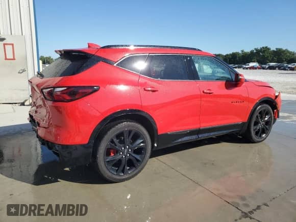 ✅ 2020 Chevrolet Blazer RS • VIN: 3GNKBKRS9LS665907 • Лот: 70169895. Опубликован ранее на Copart с пробегом 36 691 миль. Бесплатный доступ к архиву аукционных продаж из США и подробный отчёт об истории автомобиля на DreamBid. Изображение 3.