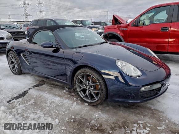 ✅ 2005 Porsche Boxster • VIN: WP0CA29895S710153 • Lot: 96147915. Listed on Copart with 107,607 mi. Free auction sales archive from the USA and detailed vehicle history report at DreamBid. Image 4.