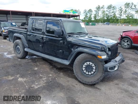 ✅ 2021 Jeep Gladiator Sport S • VIN: 1C6JJTAM3ML546307 • Lot: 42635138. Listed on IAAI with Not provided. Free auction sales archive from the USA and detailed vehicle history report at DreamBid. Image 1.