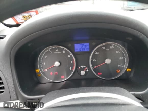 ✅ 2010 Hyundai Accent GLS • VIN: KMHCN4AC6AU470277 • Lot: 49071135. Listed on Copart with 135,870 mi. Free auction sales archive from the USA and detailed vehicle history report at DreamBid. Image 9.