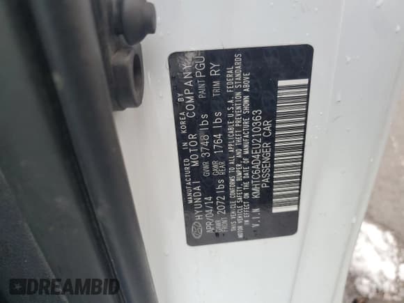 ✅ 2014 Hyundai Veloster • VIN: KMHTC6AD4EU210363 • Lot: 80341424. Wystawiony na Copart z przebiegiem 124 495 mil. Bezpłatny archiwum sprzedaży aukcyjnych z USA i szczegółowy raport historii pojazdu na DreamBid. Zdjęcie 12.