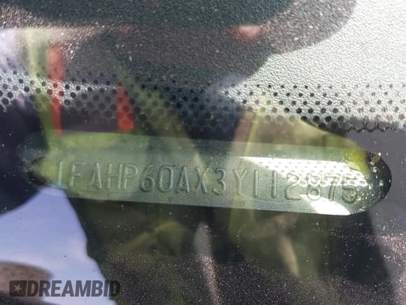 ✅ 2003 Ford Thunderbird Deluxe • VIN: 1FAHP60AX3Y112875 • Лот: 41965545. Опубликован ранее на IAAI с пробегом Не указан. Бесплатный доступ к архиву аукционных продаж из США и подробный отчёт об истории автомобиля на DreamBid. Изображение 9.