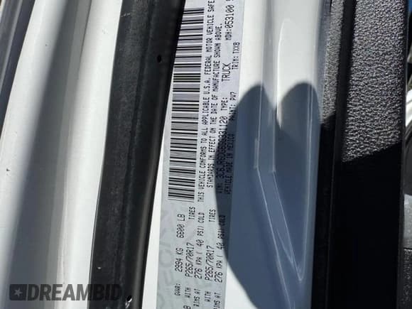 ✅ 2016 Ram 1500 Tradesman • VIN: 3C6JR6DG6GG331120 • Lot: 85755365. Listed on Copart with 197,259 mi. Free auction sales archive from the USA and detailed vehicle history report at DreamBid. Image 10.