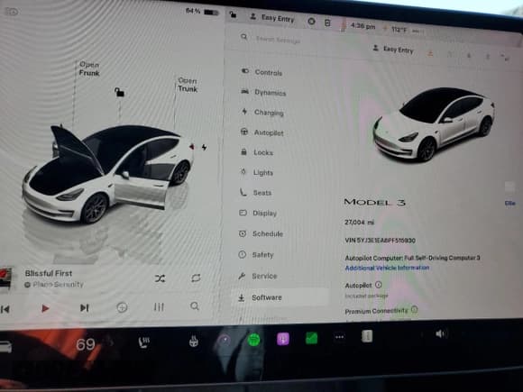 ✅ 2023 Tesla Model 3 • VIN: 5YJ3E1EA8PF515930 • Lot: 69695095. Wystawiony na Copart z przebiegiem 27 004 mil. Bezpłatny archiwum sprzedaży aukcyjnych z USA i szczegółowy raport historii pojazdu na DreamBid. Zdjęcie 9.