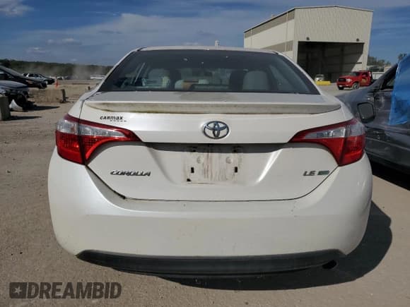 ✅ 2015 Toyota Corolla LE Eco • VIN: 5YFBPRHE5FP203974 • Lot: 81158125. Listed on Copart with Not provided. Free auction sales archive from the USA and detailed vehicle history report at DreamBid. Image 6.