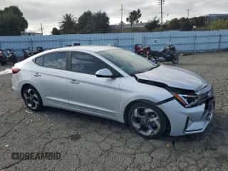 2019 Hyundai Elantra SE z VIN KMHD74LFXKU782707, wystawiony jako Copart lot #89856625 z przebiegiem 41 910 mil mil oraz Szkoda całkowita • Salvage title. Historia ofert i sprzedaży dostępna na DreamBid. Obrazek 4.