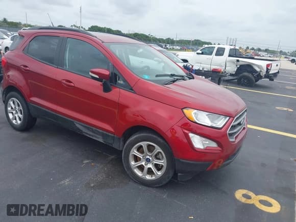 ✅ 2021 Ford EcoSport SE • VIN: MAJ3S2GE5MC440942 • Lot: 42407591. Listed on IAAI with 21,945 mi. Free auction sales archive from the USA and detailed vehicle history report at DreamBid. Image 1.
