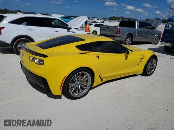 2016 Chevrolet Corvette Z06 3LZ with VIN 1G1YT2D61G5606286, listed as a Copart auction lot 77848104 with Not provided miles and Non repairable. Bid and sale history available at DreamBid. Image 3.