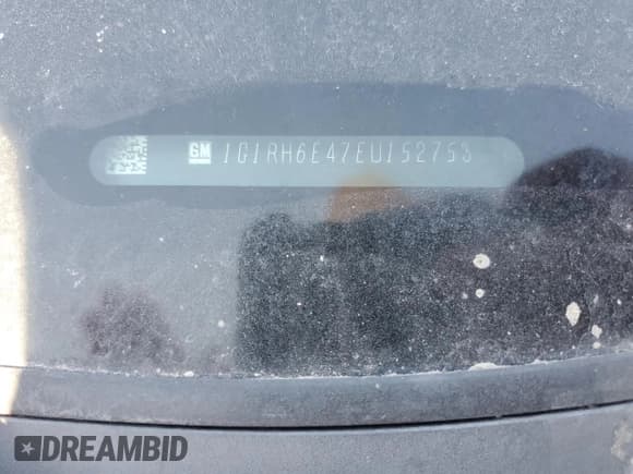 ✅ 2014 Chevrolet Volt • VIN: 1G1RH6E47EU152753 • Lot: 61481484. Wystawiony na Copart z przebiegiem Nie podano. Bezpłatny archiwum sprzedaży aukcyjnych z USA i szczegółowy raport historii pojazdu na DreamBid. Zdjęcie 12.